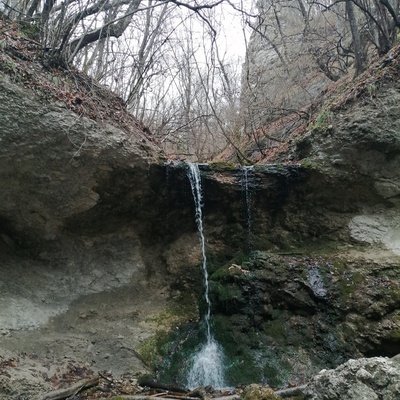 Водопад  Девичьи грёзы маловодный